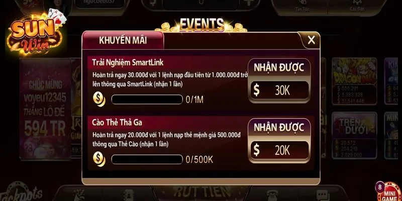 Khuyến Mãi Sunwin - Cơ Hội Vàng Giúp Gia Tăng Nguồn Lực 3 Cơ hội nhận giải thưởng khủng khi chiến thắng cuộc thi đua top tại sự kiện đặc biệt